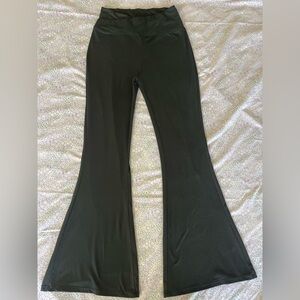 Amazon Basics Black Flared Stretch Pants